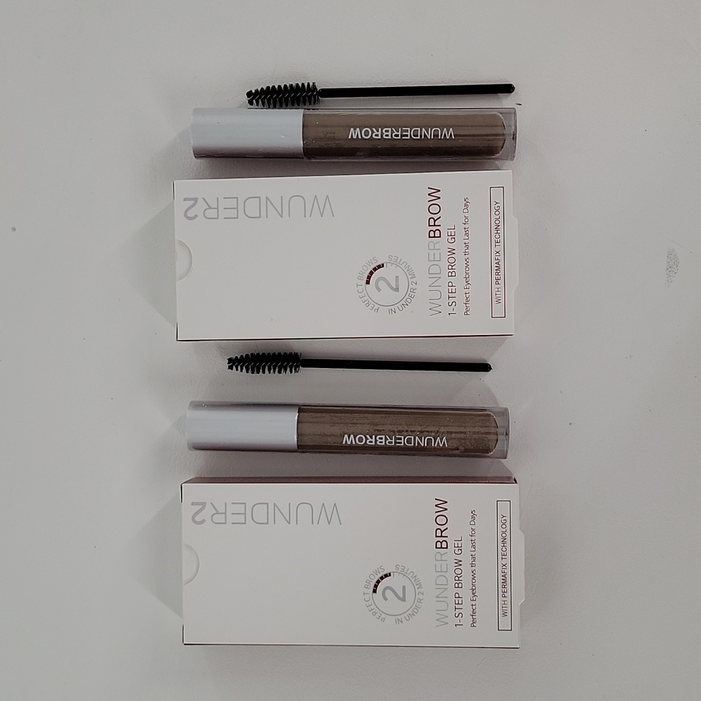 2 Brunette Wunderbrow 1-step brow gel